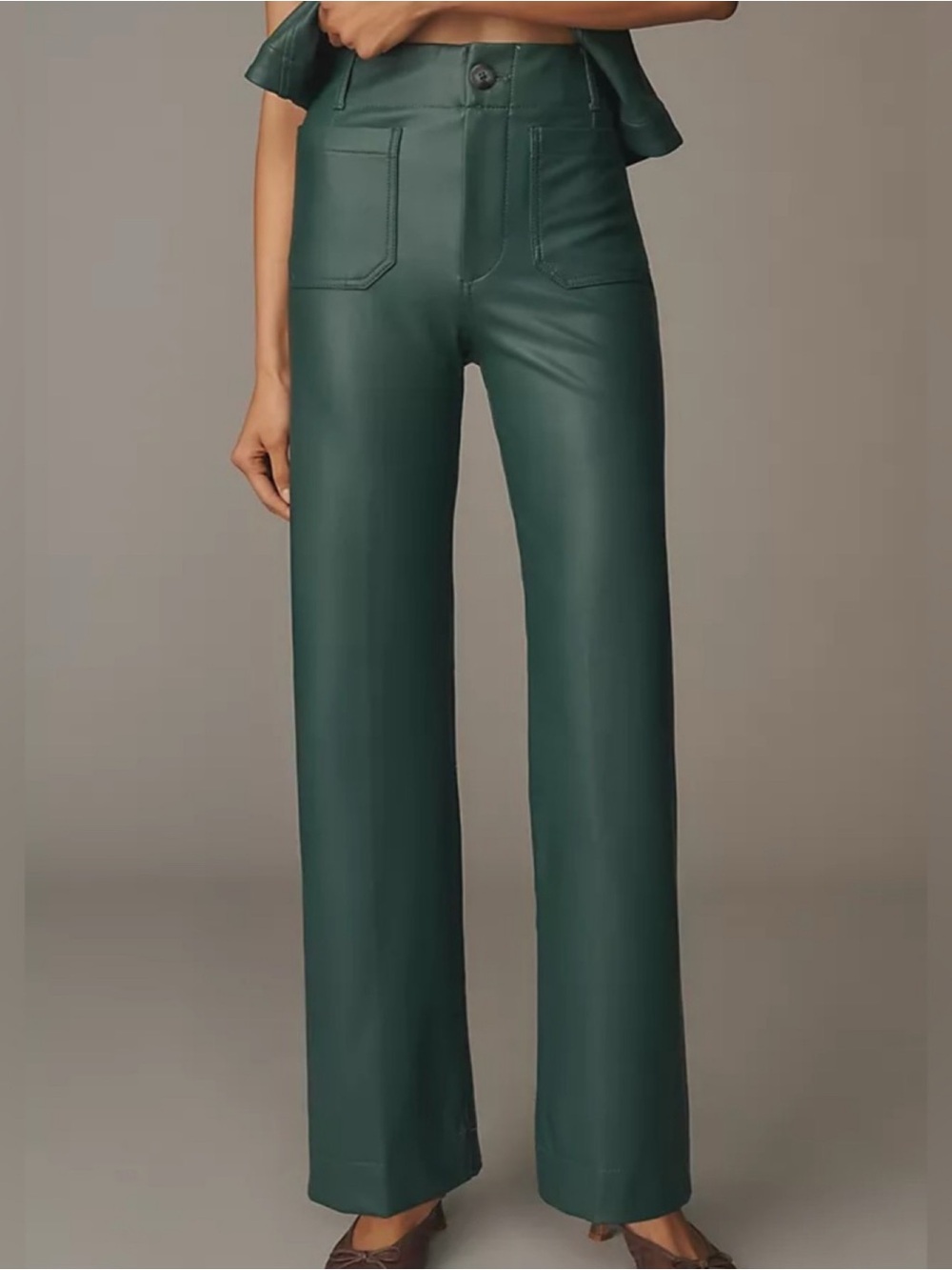 Maeve Colette Faux Leather Pants NEW!
Size 32